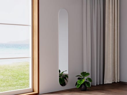 Vente-unique Ovale wandspiegel - L30 x H175 cm - KANXI