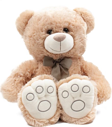 PIA Soft Toys - Pluche Knuffel Beer - bruin - 40 cm