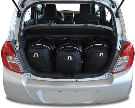 SUZUKI CELERIO 2014+ 3-delig Reistassen op maat Auto Interieur Kofferbak Organizer Accessoires