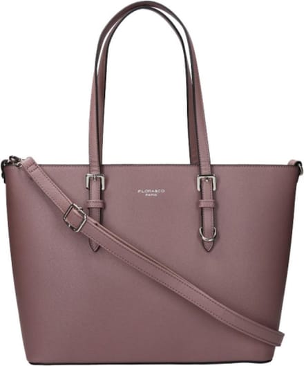 Flora & Co Nora Grote Schoudertas - Dames - Imitatieleer - Vieux Pastelroze