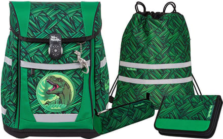 McNeill Schooltas Tenero Schoolbag Set 5-delig Wow Groene