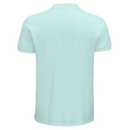 SOLS Heren Planet Pique Organisch Poloshirt (Arctisch blauw)