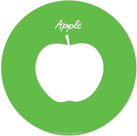 The Beatles Apple Logo Slipmat Voor vinyl Vilt