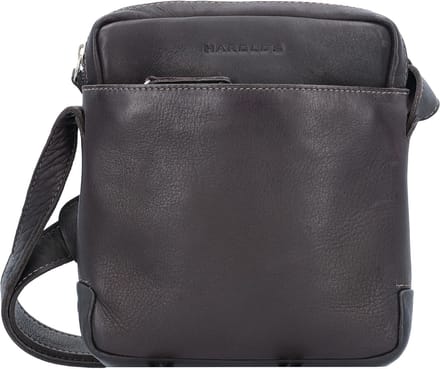 HAROLD'S Leren Schoudertas Campo Crossbag Brown Donkerbruin