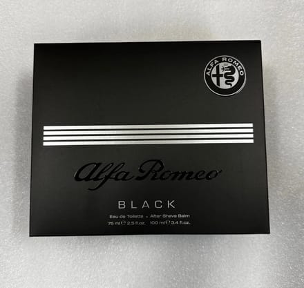 Alfa Romeo Black Eau De Toilette 75 Ml Spray After Shave balsem 100 ML