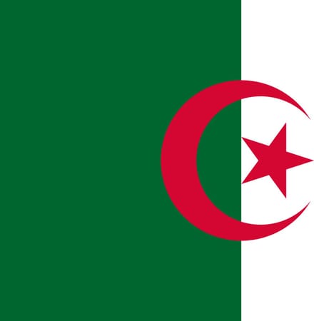 Vlag Algerije 300x450cm