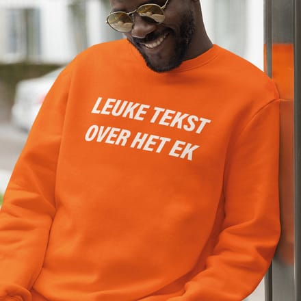 Oranje EK Trui Leuke Tekst Over Het EK MAAT M - Uniseks Feestkleding & Carnavalskleding