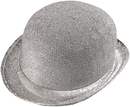 Zilverkleurige bolhoed
