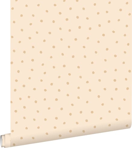 ESTAhome behang stippen beige - 53 cm x 10.05 m - 139722