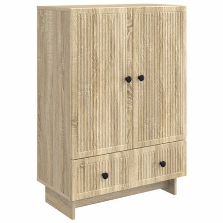 vidaXL - Dressoir - Sonoma - Eik - 66 - x - 34,5 - x - 95 - cm - Geconstrueerd - hout