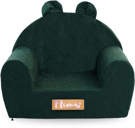 Flumi Kinderfauteuil van schuim – Donkergroen
