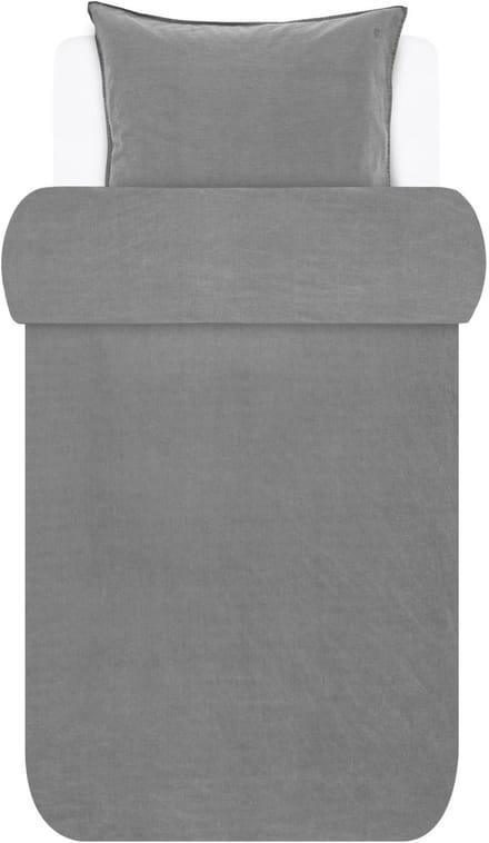 Marc O'Polo Senja - Dekbedovertrek - Eenpersoons - 140x200/220 cm + 1 kussensloop 60x70 cm - Stone