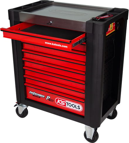 KS TOOLS Performanceplus Werkstattwagen-Satz P10 met 241 gereedschappen voor 4 laden - 810.4241