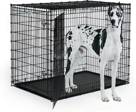 Midwest Hondenbench Mega - 137x94x114 cm - Zwart