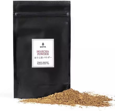 Moya Hojicha biologische geroosterde groene theepoeder, 100 g