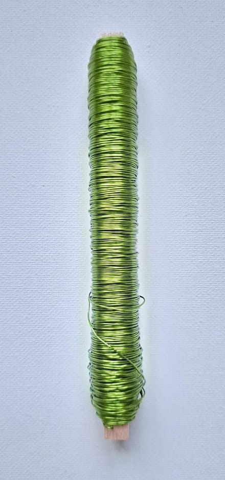 Wikkeldraad – Appel Groen - 1 Stuks – 0.50 mm x 50 m - 100 g - WIK-005