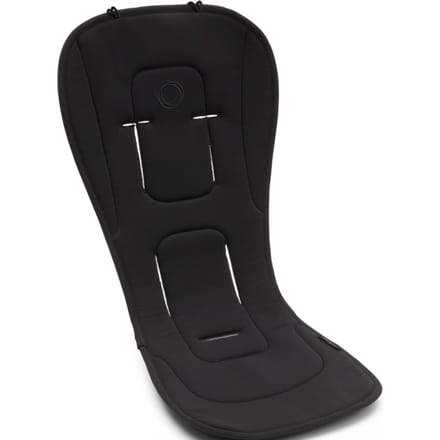 Bugaboo dual comfort seatliners voor kinderwagens, Midnight Black