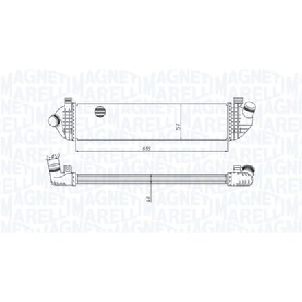 Intercooler MAGNETI MARELLI 351319204370
