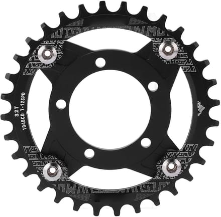 VGEBY 104BCD 32T Fietsketting Tandwiel Adapter voor Bafang Middenmotor