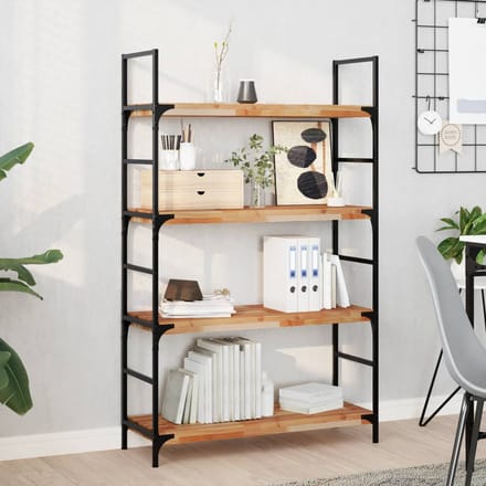 vidaXL - Wandschap - zwevend - olieafwerking - 80x30x4 - cm - massief - acaciahout