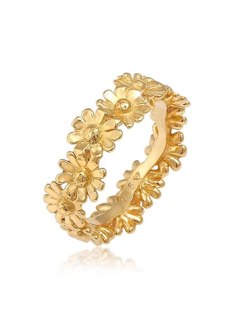 Elli - Ring - Dames Band Bloesem Bloem Boho Look Trend in 925 Sterling Zilver - Dames