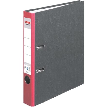 herlitz ordner maX.file nature, A4, rugbreedte 50 mm, rood