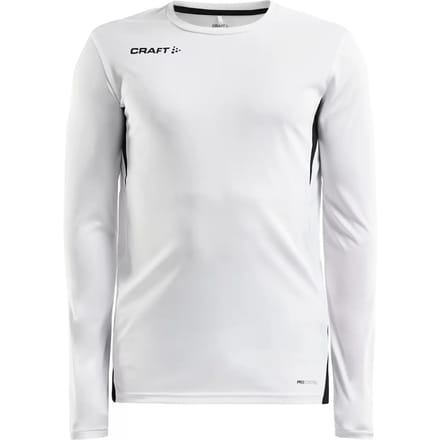 Craft Pro Control Impact LS Tee M 1908231 - White/Black - L