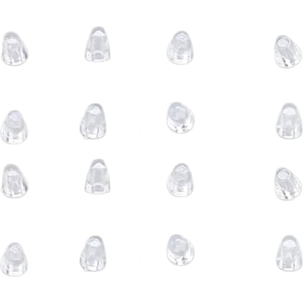 300 Stuks Randloze Bril Schroefdop Nummer 14 Siliconen Bril Frameloze Schroefkap white