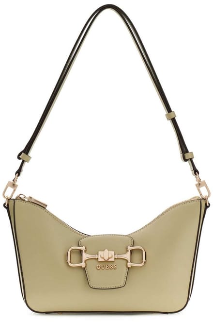 GUESS schoudertas Janie Convertible Shoulder Bag Sage kaki