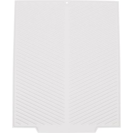 Siliconen Afwasmat 485x405mm Hittebestendig Antislip Aanrecht Afdruipmat voor Thuis Wit White white