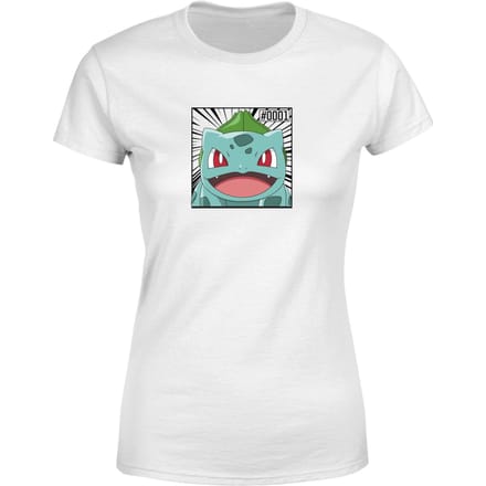 Pokémon Pokédex Bulbasaur #0001 Women's T-Shirt - White - XL