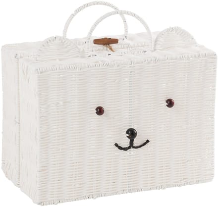 J-Line mand Beer - kunststof - wit - small