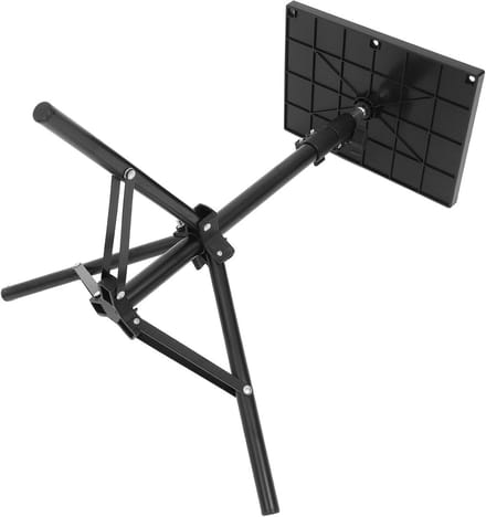 Projectorstandaard - Projectorstatief Vloerstandaard - Thuisbioscoop Inrichten - Antislip Plateau - 110 cm - Zwart