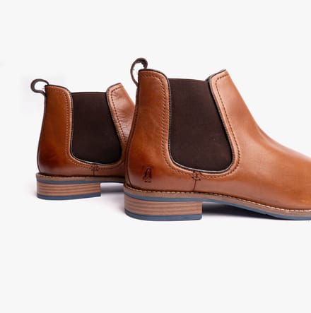 Hush Puppies Diego Chelsea Heren Formele Laarzen Tan