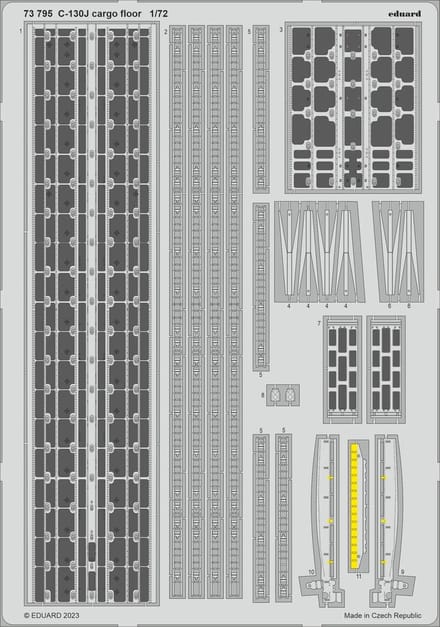 Eduard Modelbouwpakket - BIG72174 Accessoires for C-130J Part II - Accessoires set - 1:72 - Modelbouw