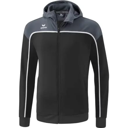 Erima Change Trainingsjack Met Capuchon Heren - Wit / Slate Grey / Zwart | Maat: M