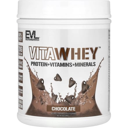 EVLution Nutrition, VitaWhey, Chocolat, 21 oz (596 g)