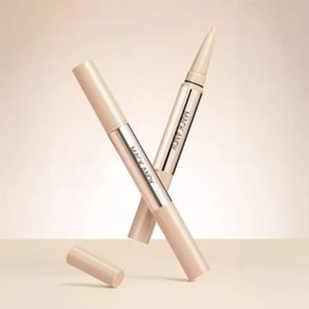 MACK ANDY - 3D High Gloss Grooming Stick - 2 Shades M01# Matte White + Milk Tea Brown - 3g