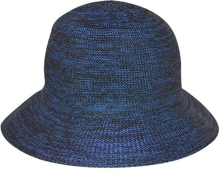 Lizzie Bucket Hat – Zonnehoed Dames UV Werend - Maat: M-L: 58 cm - Mixed Navy