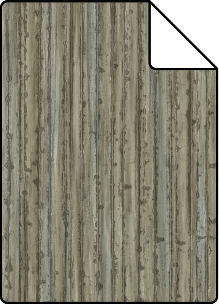 Proefstaal Origin Wallcoverings behang bamboe donker taupe - 26,5 x 21 cm - 347405-S