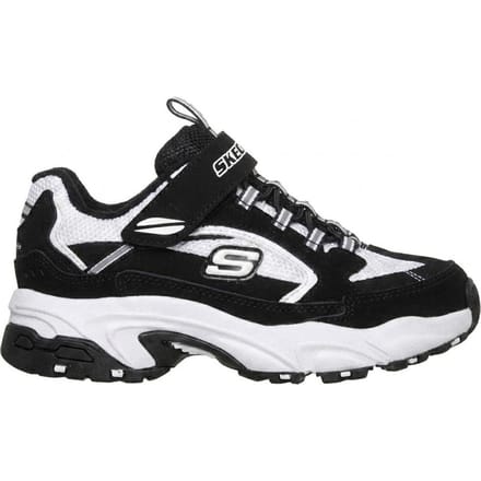 Skechers Lage sneakers voor kinderen (Zwart, Wit)