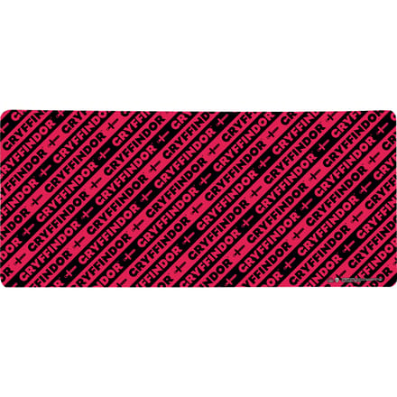 Harry Potter Gryffindor Pattern Gaming Mouse Mat - Large