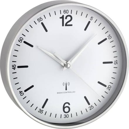 TFA Dostmann 60.3503.02 Wandklok Zendergestuurd 19.5 cm x 45 mm