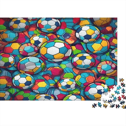 Voetbal Puzzel - Jigsaw Puzzel - Ontspanning Thuis - Uniek Ontwerp - 1000 Stukjes - Stijl 19