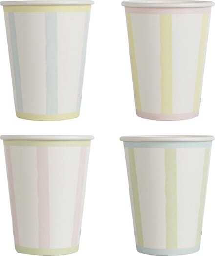 Ginger Ray - Ginger Ray - Papieren bekers pastel kleuren - 8 stuks - 220 ml