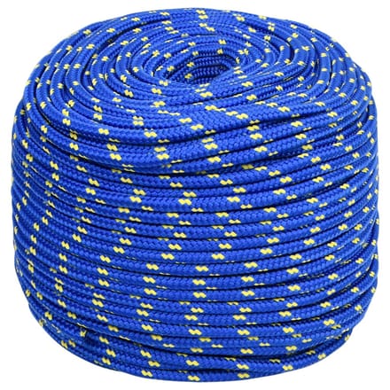 vidaXL - Boottouw - 10 - mm - 25 - m - polypropyleen - blauw