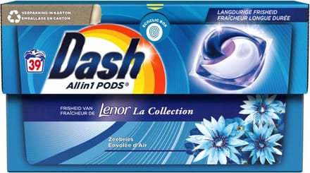 Dash - Wasmiddel - Pods - Zeebries - Frisheid van Lenor - 39wb/889,2g
