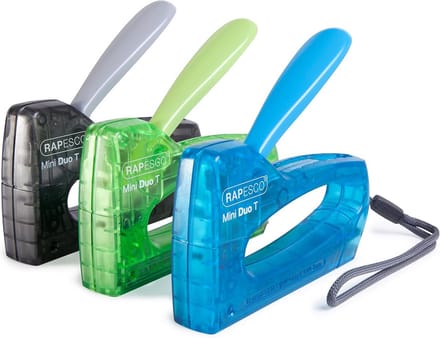 Set van 3 Compacte Nietpistolen met Nietjes voor Kleding en Decoratie