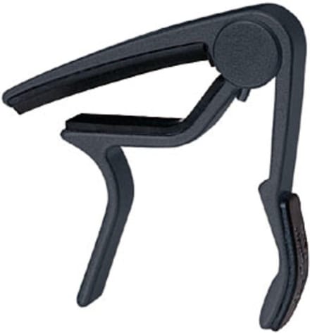 Jim Dunlop Trigger - Capo - Akoestische Gitaar - Folk Plat - Zwart