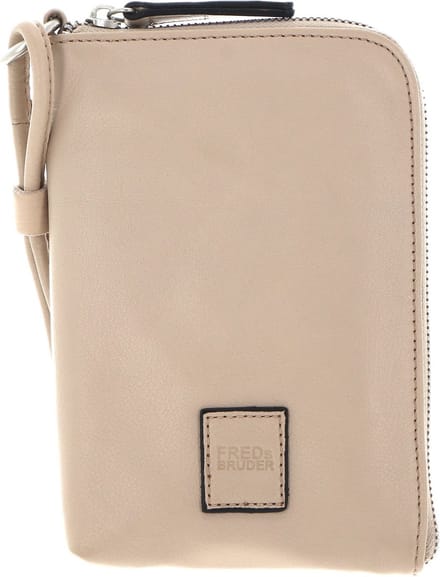 FREDsBRUDER Leren Telefoontasje Schoudertas FB Mobile Bag Marble Beige